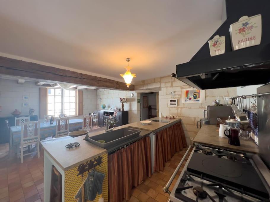 Maison Traditionnelle Centre Montsoreau Extérieur photo